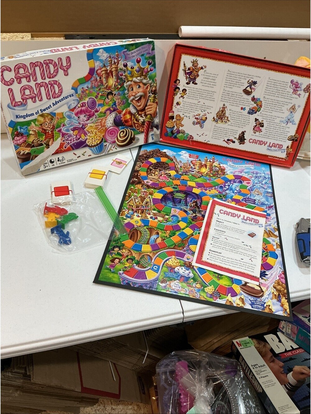 Hasbro Candy Land Kingdom of Sweet Adventures Board Game, No Reading, 2-4, 3+